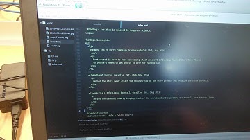 My EECS 1012 CV from Lab 1 from York University