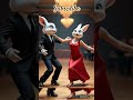 Adorable Dancing Rabbit Couple Steals the Show! 🐰💃🕺#trendingnow #viral