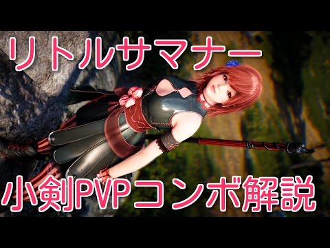 黒い砂漠 リトルサマナー小剣 対人スキルコンボ 解説動画 Youtube