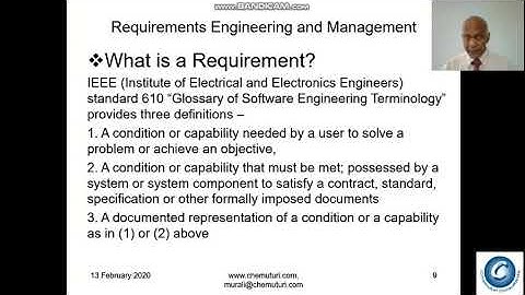 Requirements Engineering and Management- Introduction Part1