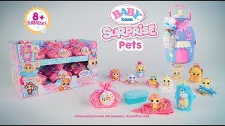 Zapf Creation Baby Born surprise Pets Mini Pet & Accessoires pack Toy Playset 