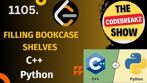1105. Filling Bookcase Shelves Python  | 🔥🎯PYTHON 🔥🎯  | Leetcode Problem of the day