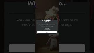 Why me… // this is my video btw #dandysworld #roblox #sad #banned #robloxdandysworld