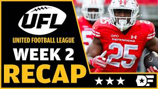 UFL Week 2 Recap! - United Football League Week 2 Games Review and Reaction