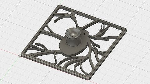 TImelapse in Autodesk Fusion 360 - Heart shaped support