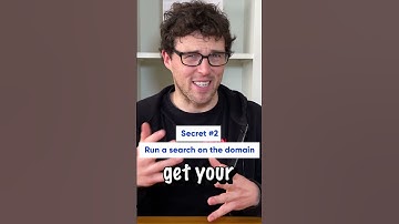 Discover ALL the SECRETS to choosing a domain name. @businessnamegenerator #domainnames