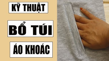 DIY - How to sew a pocket | KỸ THUẬT BỔ TÚI ÁO KHOÁC | Ặt Củ Tỏi DIY