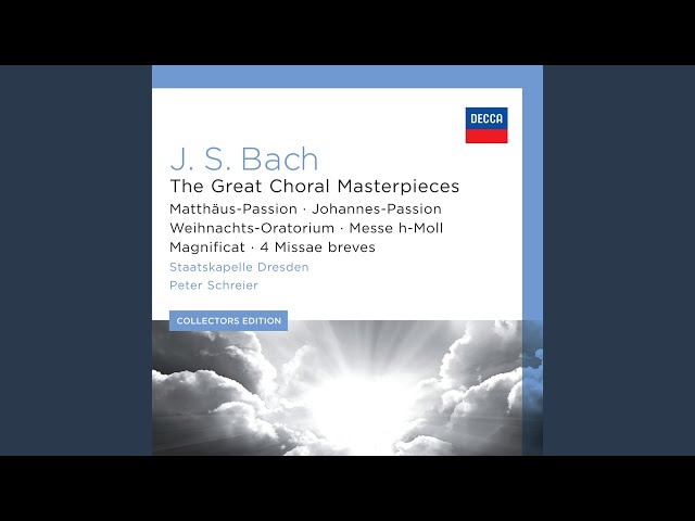 Bach - Magnificat:Choeur d'entrée  : RIAS Kammerchor / Orch Chbre CPR Bach / P.Schreier