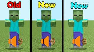 old vs new vs future sounds minecraft