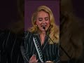 Singer Adele gives a short speech about her coming tours and shows 🗣️