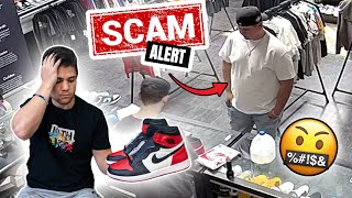 WE GOT SCAMMED BY A CUSTOMER! *A Day in the Life of a Sneaker Store Owner*