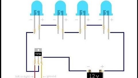 How to make sound reactive LEDs || use TIP31C transistor|| in hindi