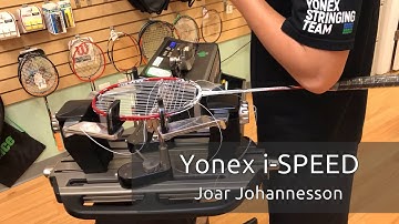 Time Lapse: How to String a Yonex Nanoray i-SPEED Badminton Racquet