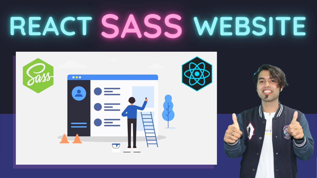 Create ReactJS Website with SASS | Install SASS in React Project in Hindi in 2020