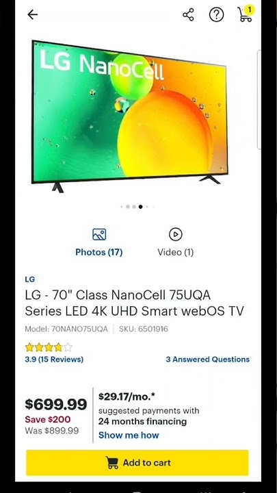 70 Inch Smart Tv Black Friday Black Friday Deal LG 70 inch SMART TV! @BestBuy - YouTube