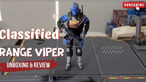 G.I. JOE CLASSIFIED RANGE-VIPER: Unboxing & Review.