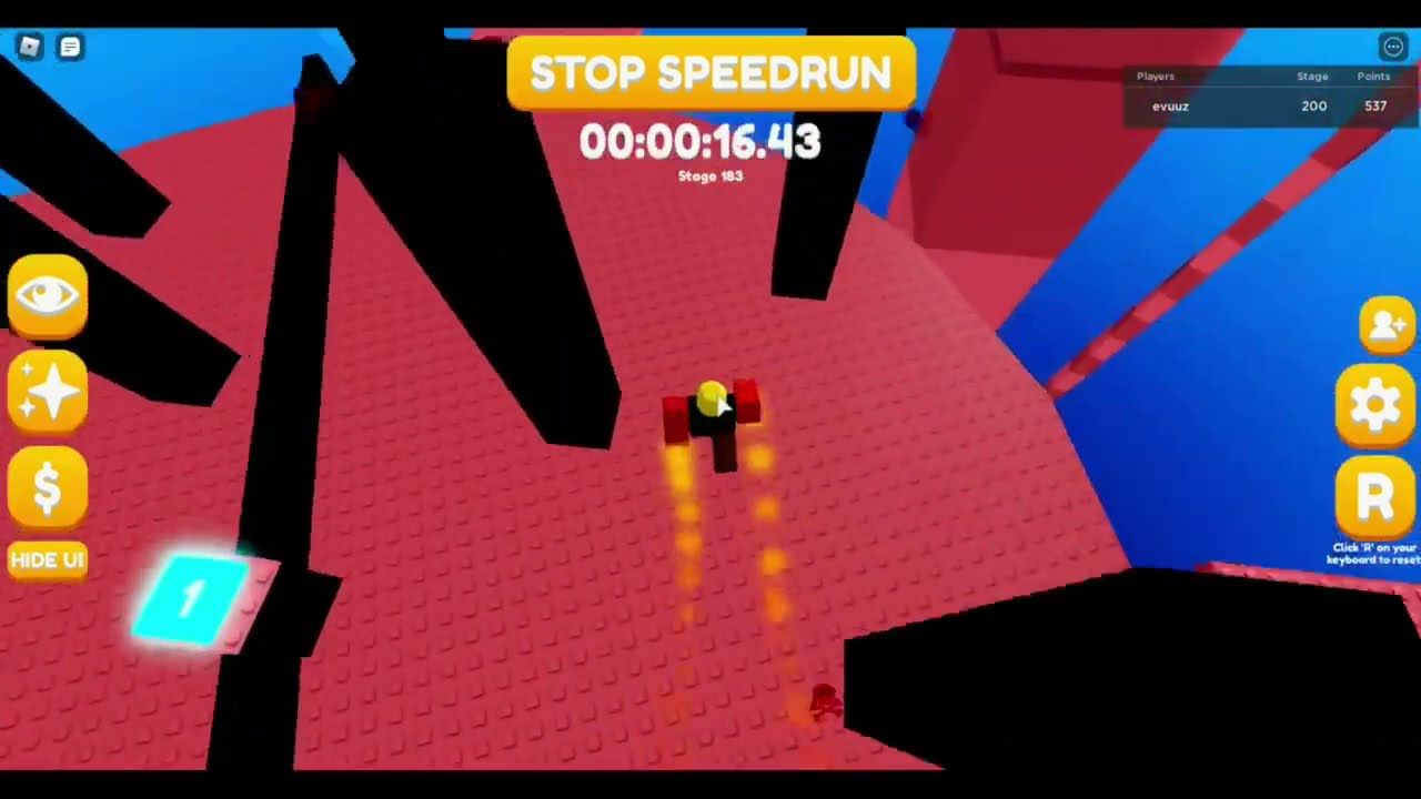 Arenoir's Difficulty Chart Obby - Insane speedrun in 