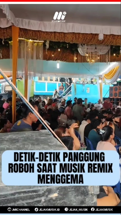 DETIK-DETIK PANGGUNG DI ACARA MUSIK PALEMBANG ROBOH!!