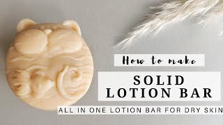 DIY Solid Lotion Bar Recipe | KraftBee