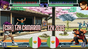 @kof2002: [CSK] TZK CAMARON (MX) vs TZK ZEUS (MX) [King of Fighters 2002 Fightcade] Sep 27