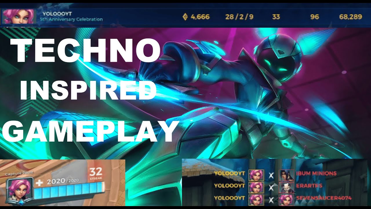 TECHNO INSPIRED GAMEPLAY (PALADINS RAEVE)