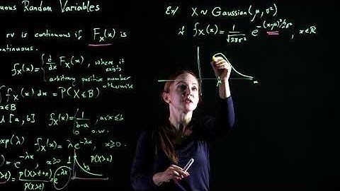 [Probability & Stochastic Processes] - Lecture 9: CONTINUOUS RANDOM VARIABLES