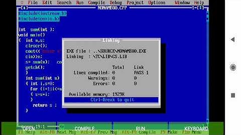 C++ program for sum of n into numbers using sum ()  function and ( for loop)