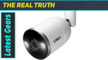 reviewLorex 4K Ultra HD Active Deterrence Camera with Smart Motion Plus | Two-Way Audio & Color