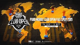 [EN] PMCO North America Group Stage Day 3 | Fall Split | PUBG MOBILE CLUB OPEN 2019
