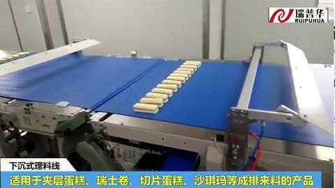 Layer cake Swiss Roll Slice cake Full automatic feeding and packaging machine; Packing Machine