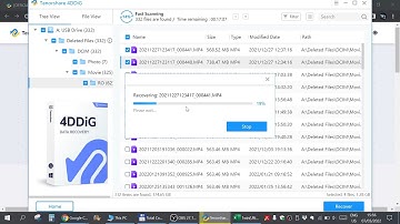 2022 How to Recover Deleted photos and videos with the Tenorshare 4DDiG recovery software