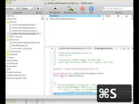 iPhone app development - ScrollView