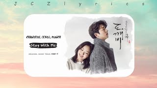 Chanyeol 찬열 of EXO 엑소 & PUNCH 펀치 - Stay With Me Lyrics (Han/Rom/Eng)