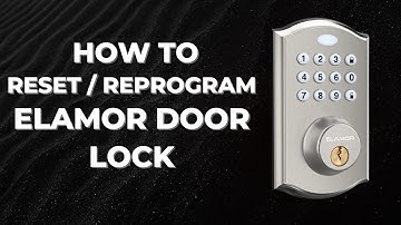 How to Reset/Reprogram Elamor Door Lock