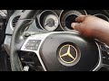 How to turn on ignition on Mercedes Benz C300 steering lock problem