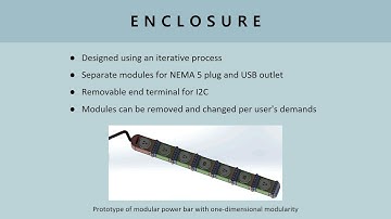 Smart Modular Power Bar - UVic ECE 499 G7 Video