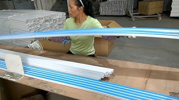 How the pvc trunking producing?