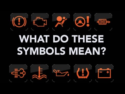 Most Common Warning Lights & Symbols Meanings |Safety Symbols|Common Symbol|Advanced Feature Symbols