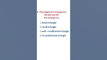 well conditioned triangle #civilengineering