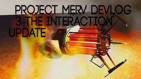 Project Merv Indie Game Devlog #3 - Interactions Update!