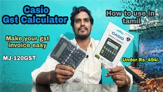 How to use Casio GST Calculator MJ-120GST | GST calculator unboxing and review | Make GST invoice 📰 screenshot 5