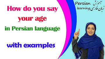 How to Say Your Age in Persian | Asking Age in Farsi #persianlanguage
