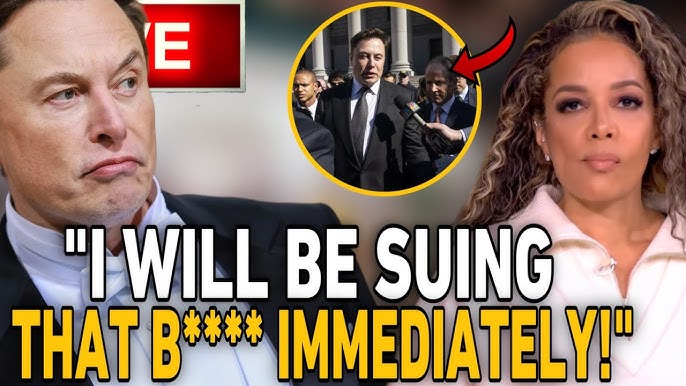 Sunny Hostin 'The View' Host SUED By Elon Musk After She Said This About Him LIVE ON SET - YouTube