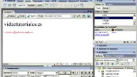 dreamweaver  creacion de un sitio web con videotutoriales.es css1