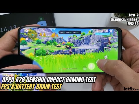 Oppo A78 4G Genshin Impact Gaming test | Snapdragon 680, 90Hz Display