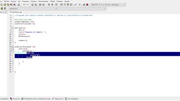 Numero decimal a su correspondiente Hexadecimal c++