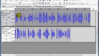Панель инструментов в программе Audacity Панель инструментов в программе Audacity