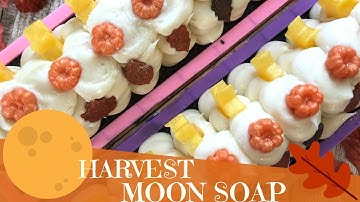 Making of Full Harvest Moon Cold Process Soap | 🍁 Luna Fae Creations