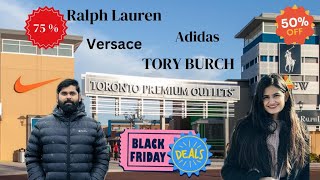 Toronto Premium Outlet Shopping || Black Friday Sale Upto 70% | Vlog 33 | Desai's In Canada