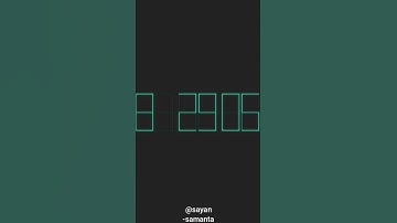 Day #13 : Digital clock - August CSS Project - Sayan Samanta #css #digitalclock #cssproject